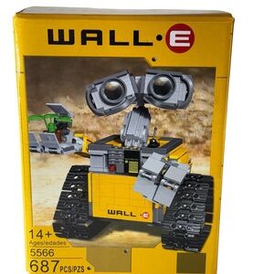WALL-E Robot Building Set - Yellow and Gray